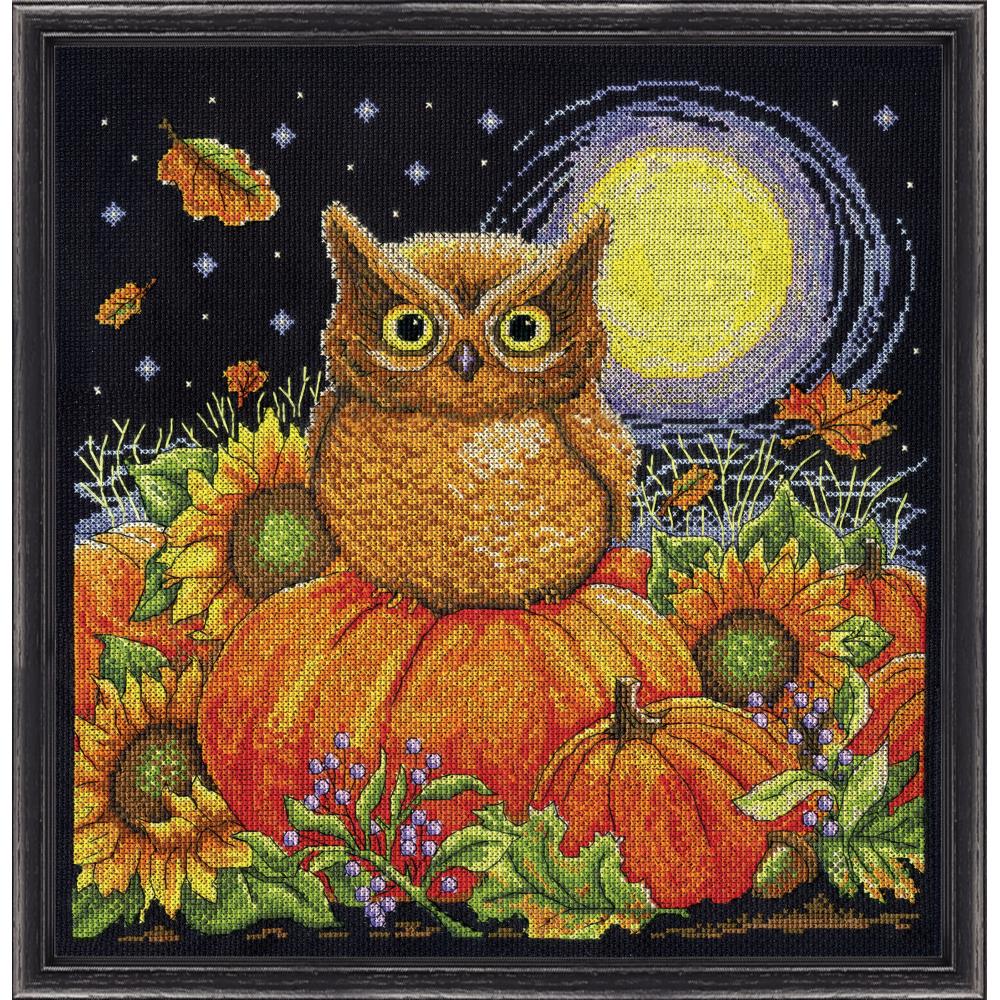Design Works - Harvest Owl (14 Count) #3572 - Cross Stitch Kit 12"x12"