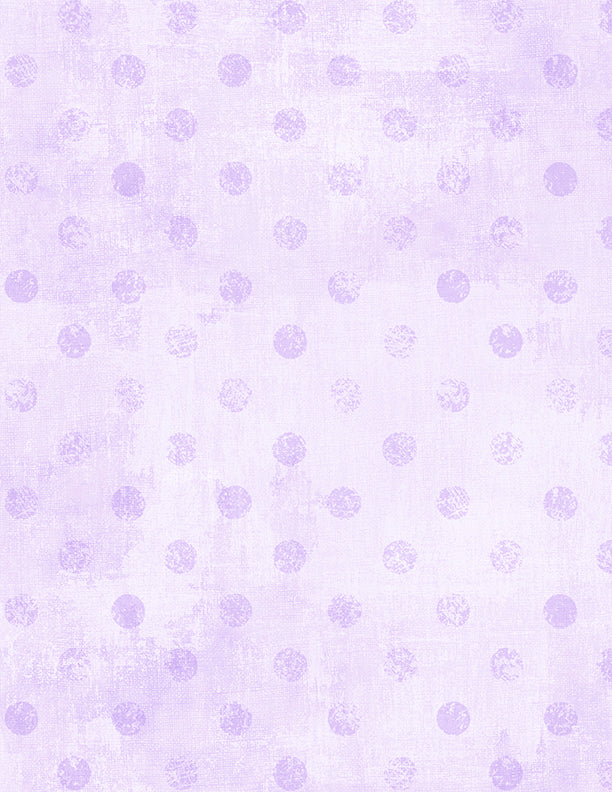 Dry Brush Dots: PALE VIOLET Fabric (1/2 yd)