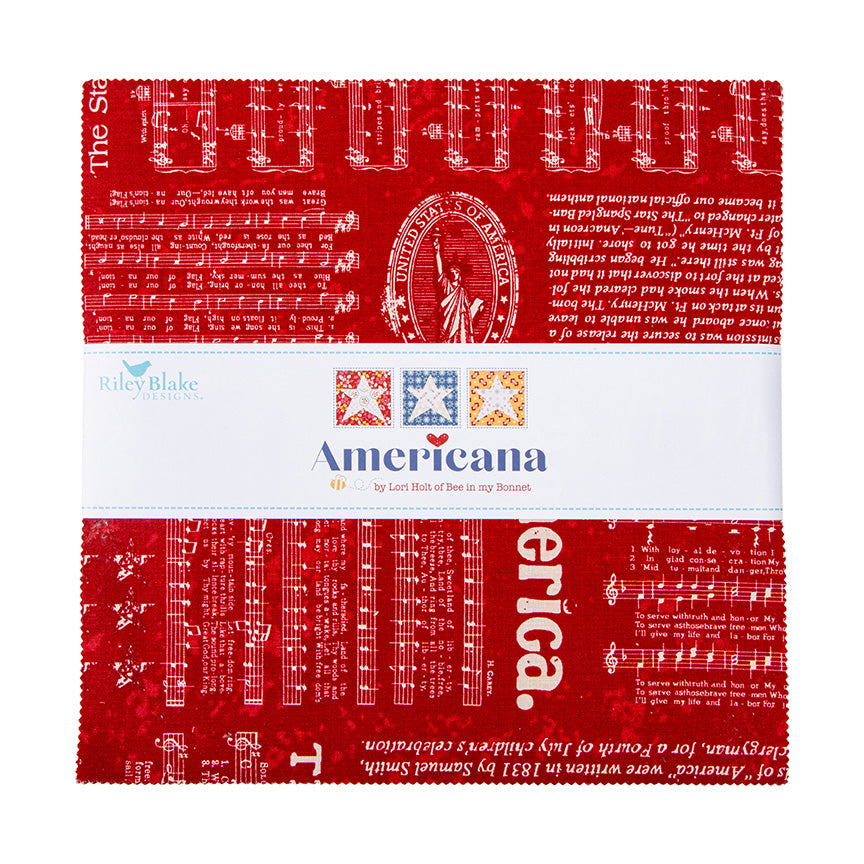 AMERICANA 10-Inch Stacker Precuts By Lori Holt
