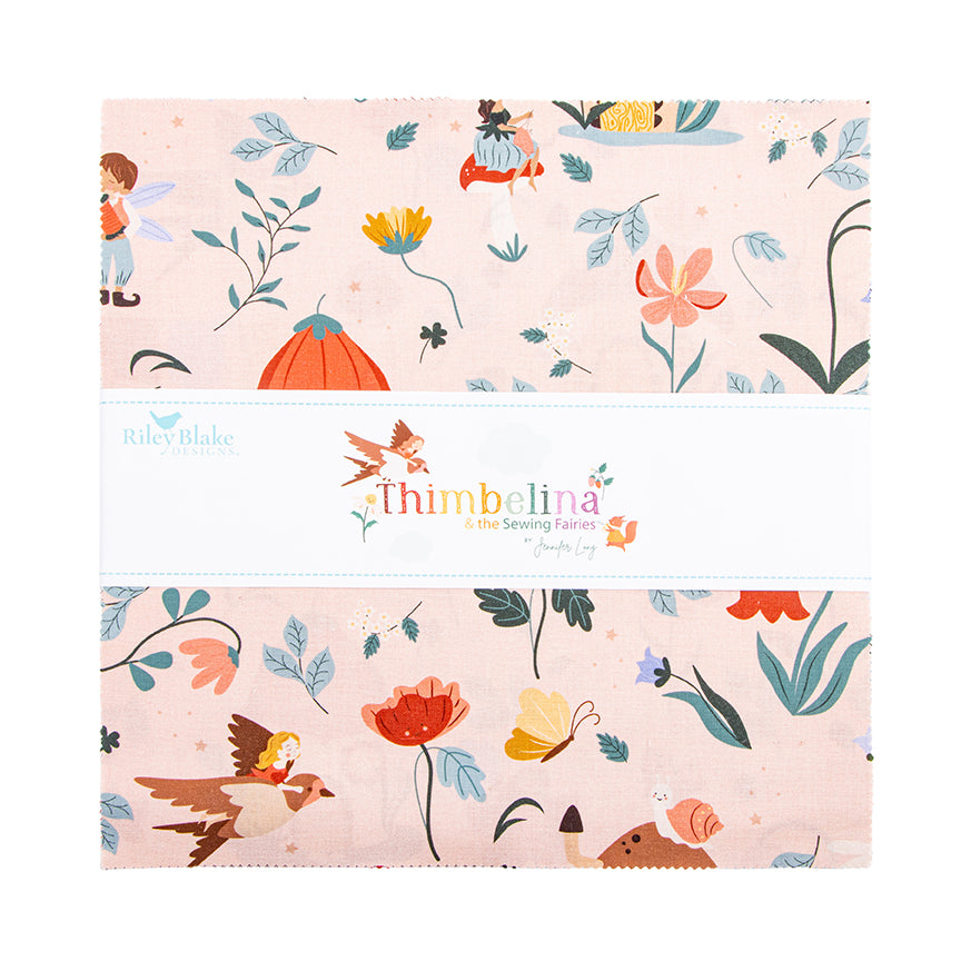 THIMBELINA & The SEWING FAIRIES 10-Inch Stacker Precuts by Jennifer Long