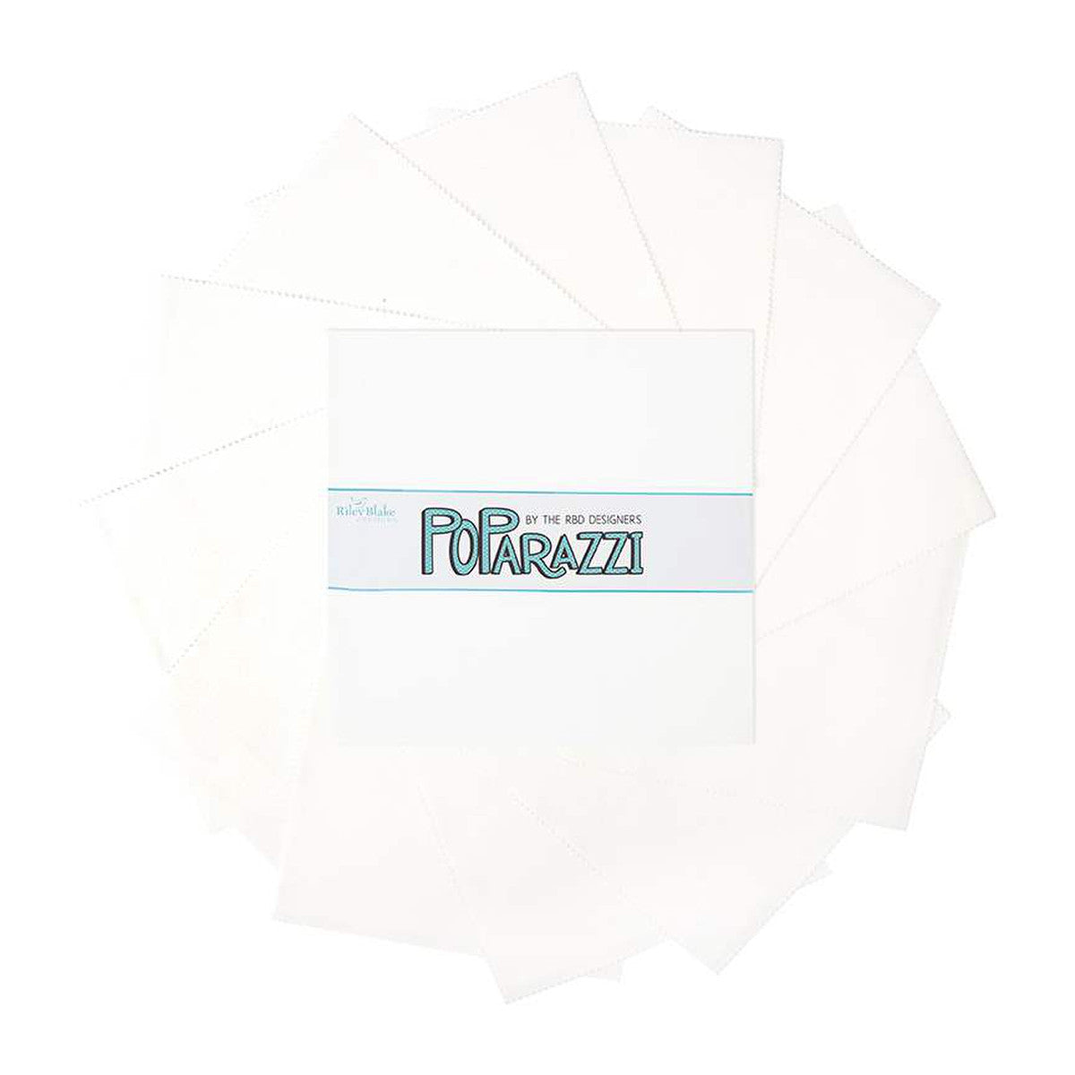 10" Stacker--POParazzi White on White by the Riley Blake Designers SKU 10-805-WHITE-42