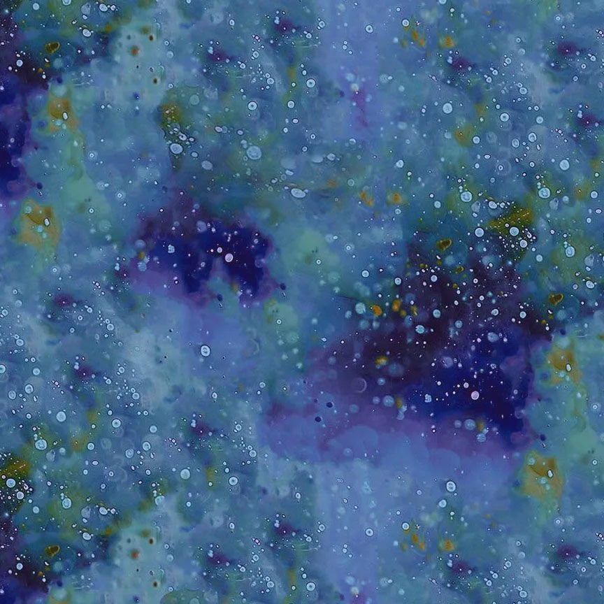 Lumiere Dotty Kiln Texture Cobalt fabric