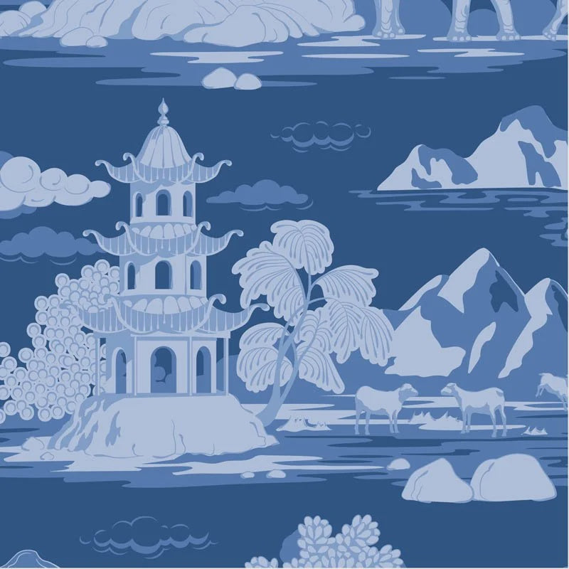Tilda Something Blue collection Cottonview Night quilting cotton fabric