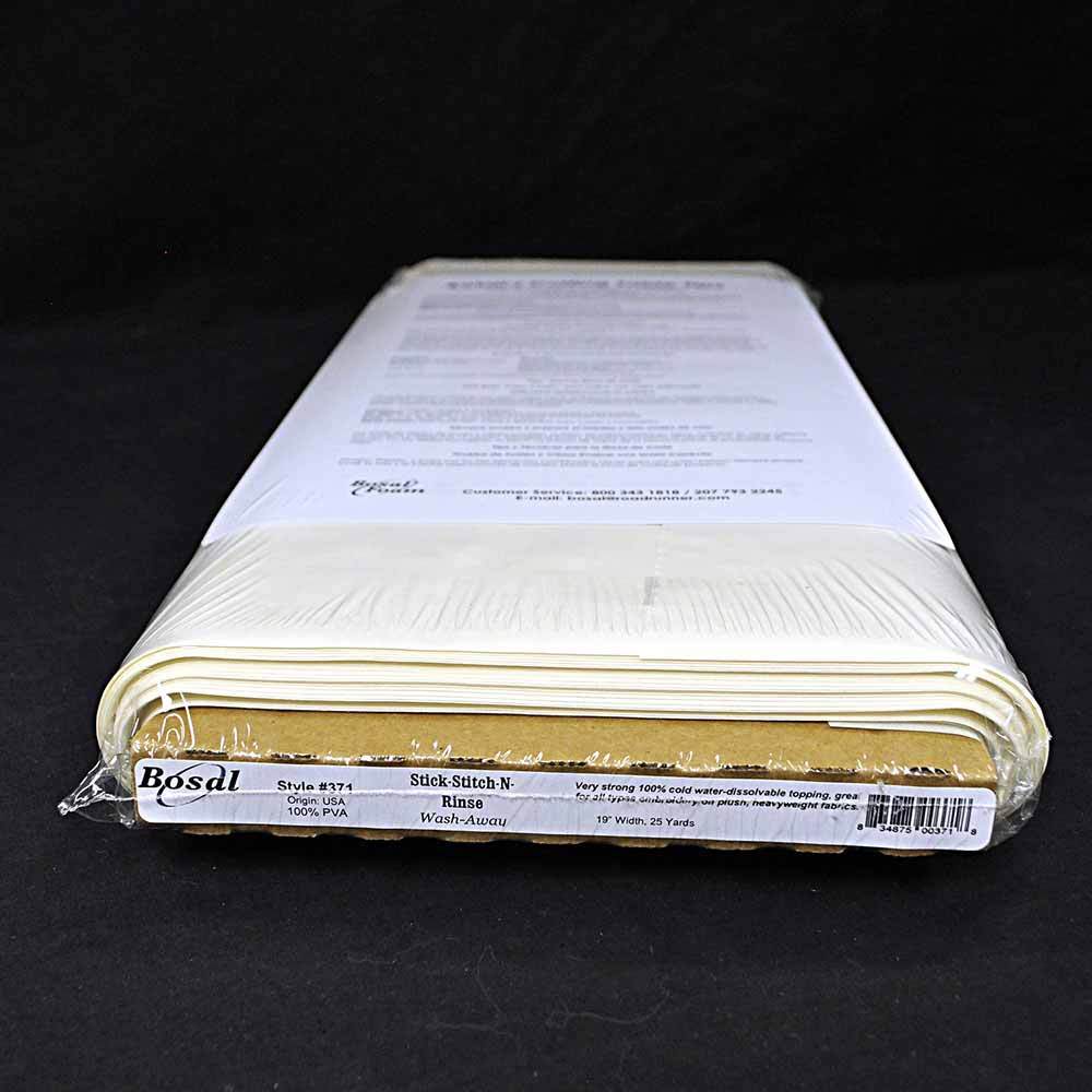 Bosal - Stick-Stitch-N-Rinse - 19" Width Wash-Away Stabilizer - Yardage