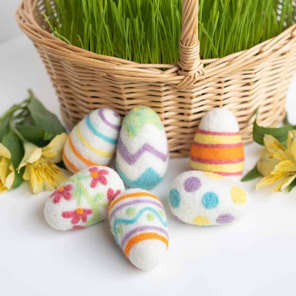 Felted Sky - Easter Eggs Needle Felting Kit