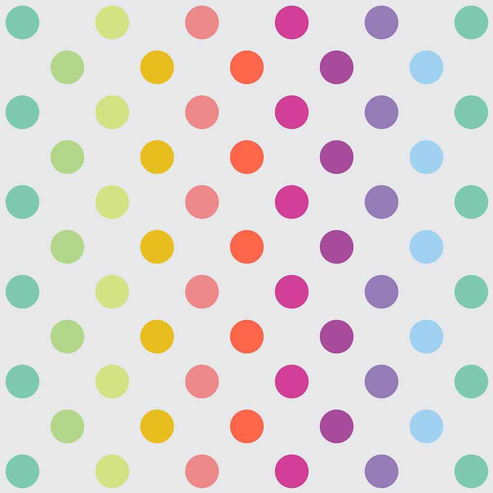 FreeSpirit Fabrics - True Colors by Tula Pink - Disco Poms - Whisper - Yardage