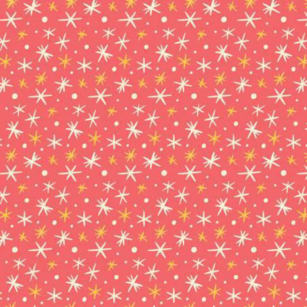 Cloud9 Fabrics - Bright Holiday By Charla Pettingill - First Fluries - Red - Yardage