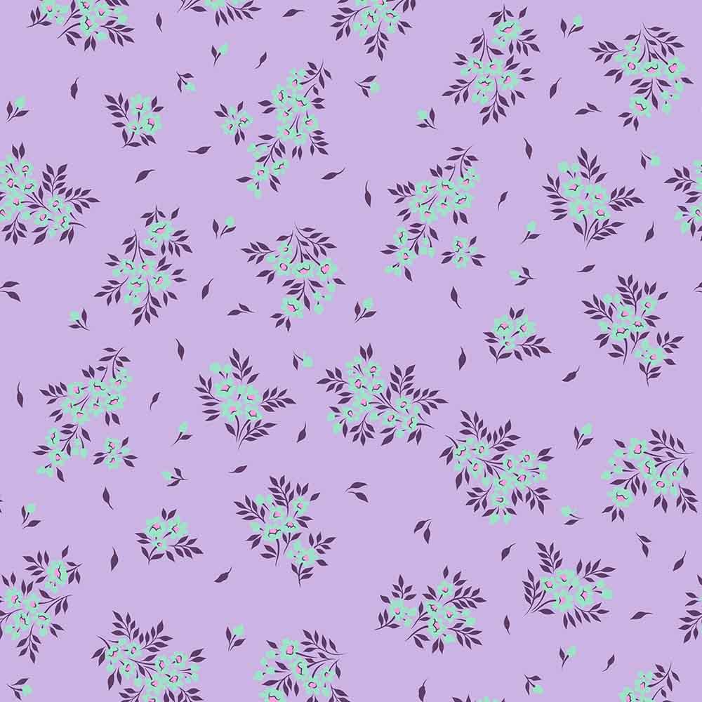 FreeSpirit Fabrics - True Colors by Tula Pink - What A Ditz - Viola - Yardage