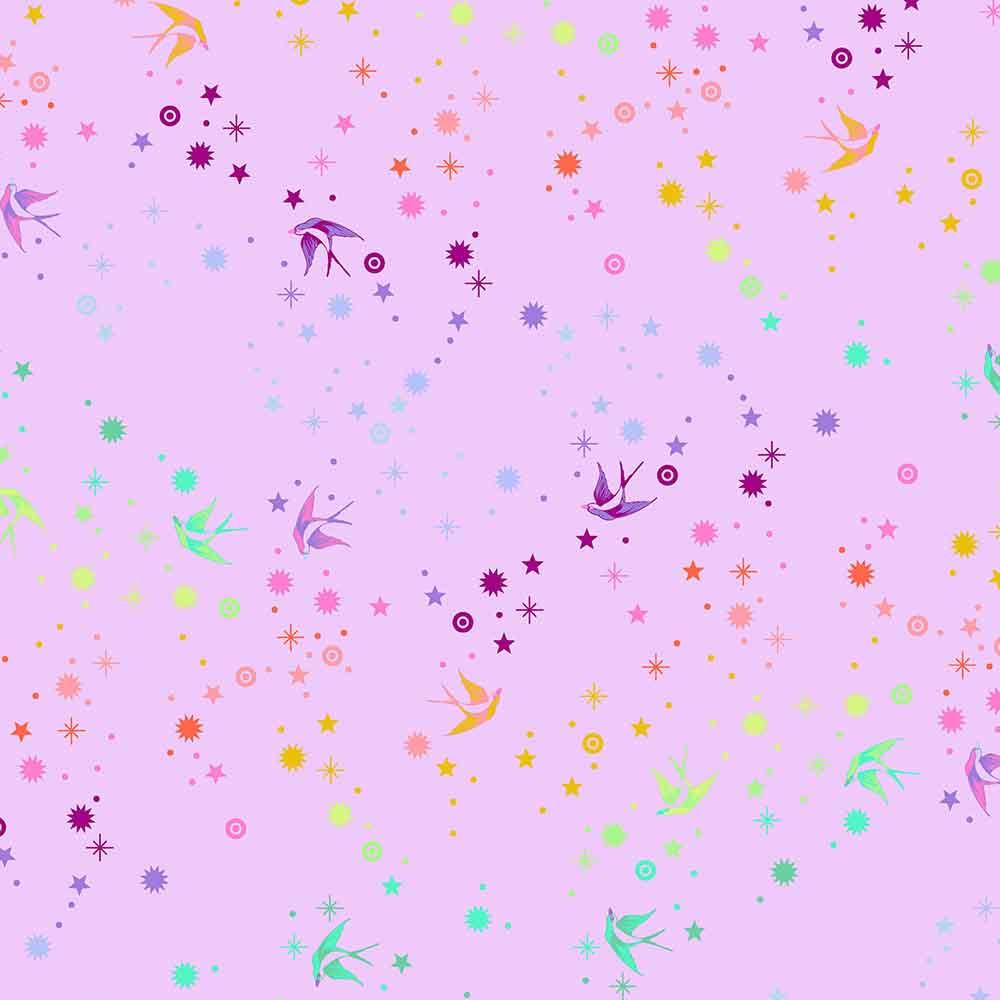 FreeSpirit Fabrics - True Colors by Tula Pink - Fairy Dust - Lavender - Yardage