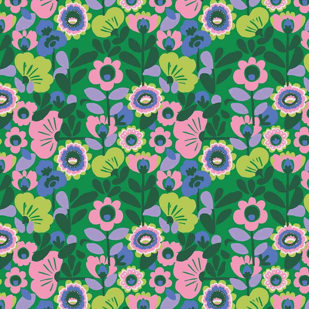 FreeSpirit Fabrics - Stannie & Lloyd by August Ellery - Digital - Cucumber Sandwich - Green - Yardage