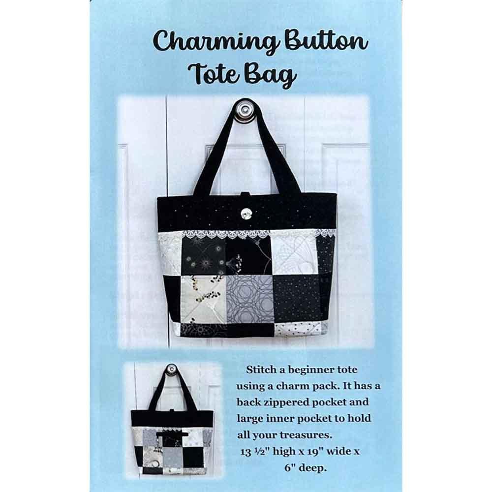 Charming Button Tote Pattern - J. Minnis Designs