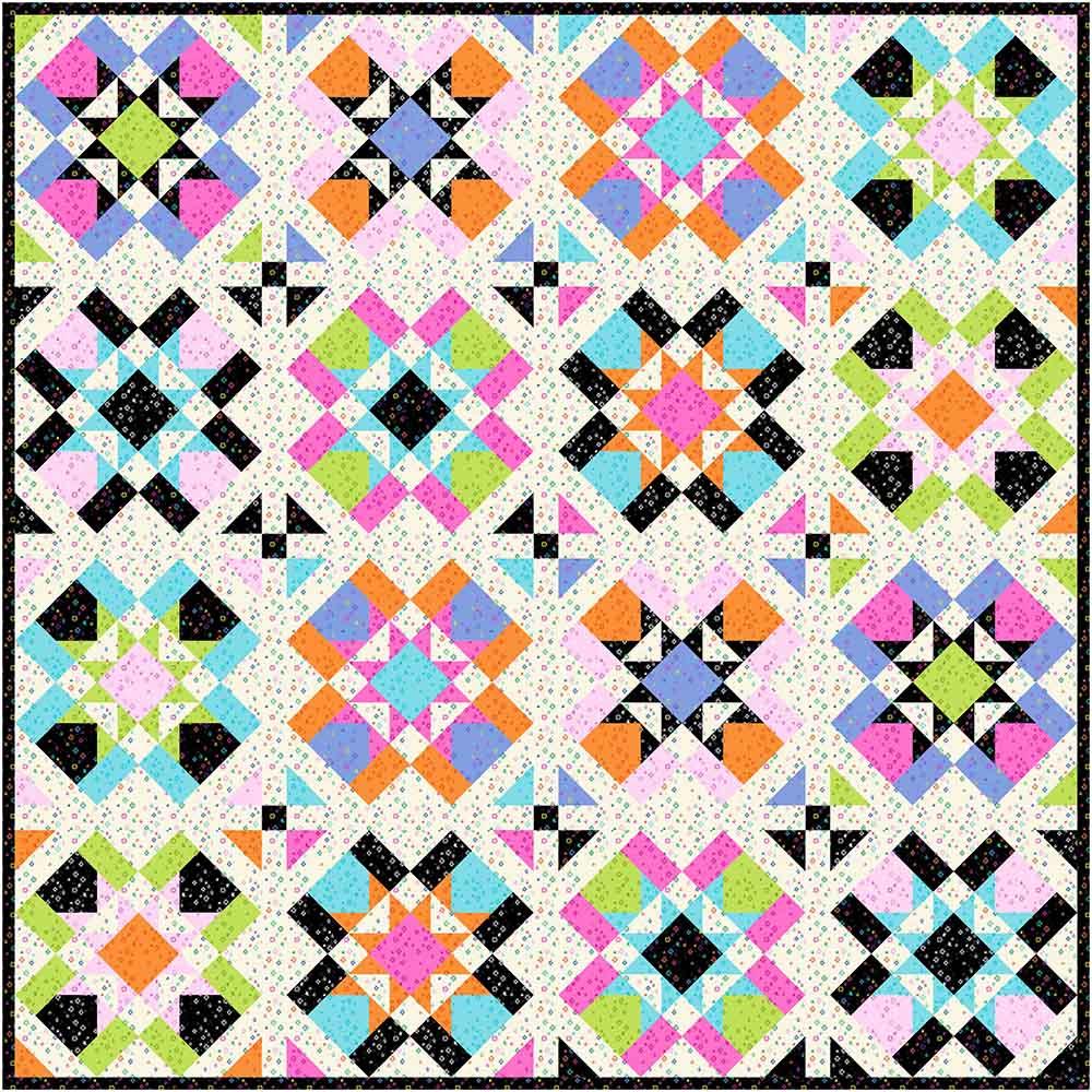 Extracelestial - Quilt Cakes - Quiltstellation by Pammie Jane - Dear Stella - Quilt Kit