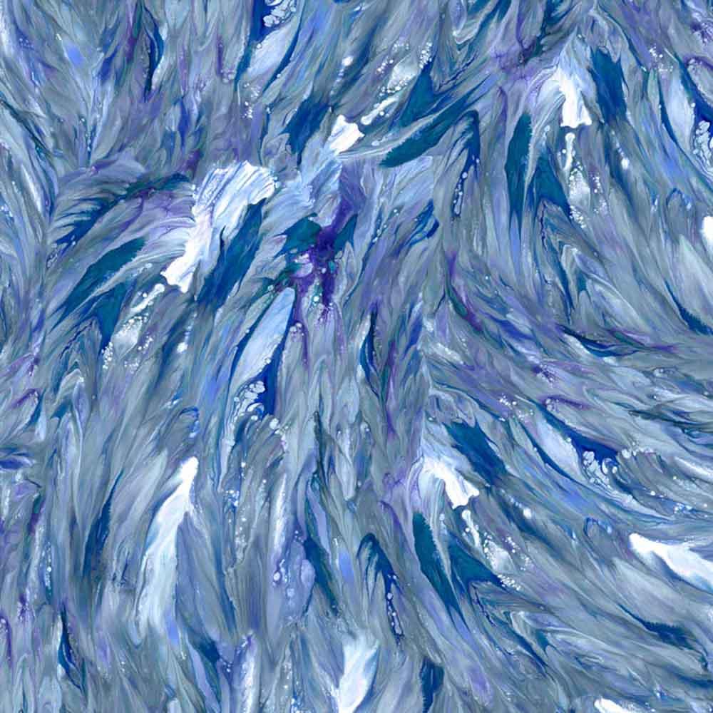 P&B Textiles - Fluidity Wide III - Blue - 108" Wide Yardage