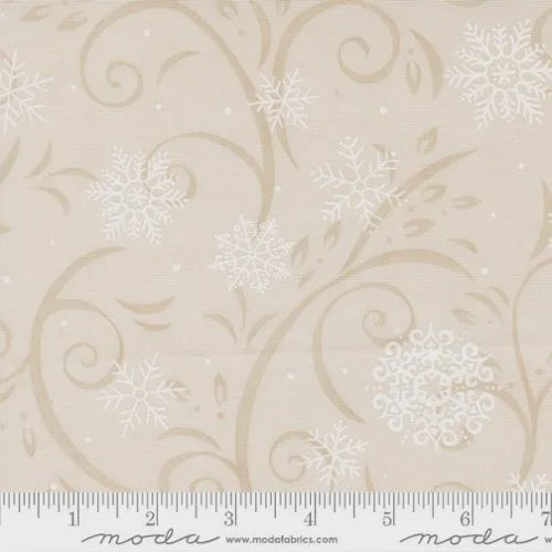 When Snow Falls 108" Wideback Snowy White fabric 108043 11