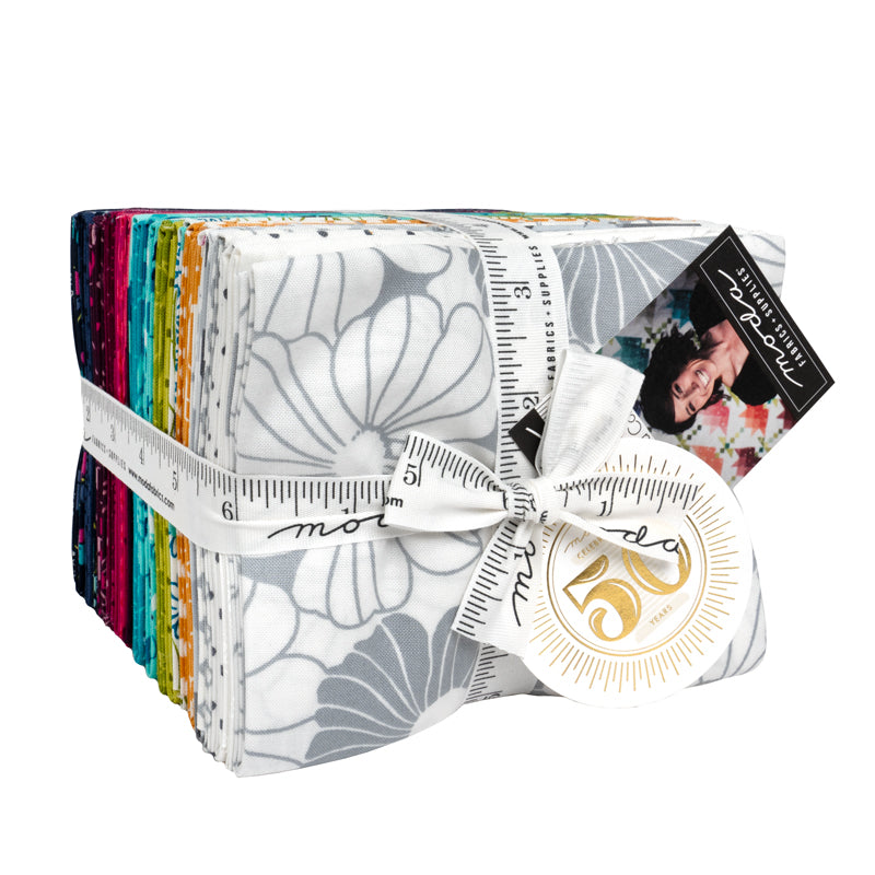 COLOR CRUSH Fat Quarter Bundle Precuts by V and Co. Vanessa Christenson