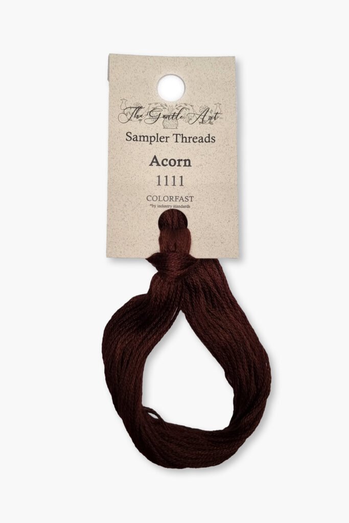 Gentle Art Sampler Threads – Acorn 1111B – 10 YD – 100% Hand-Dyed Cotton