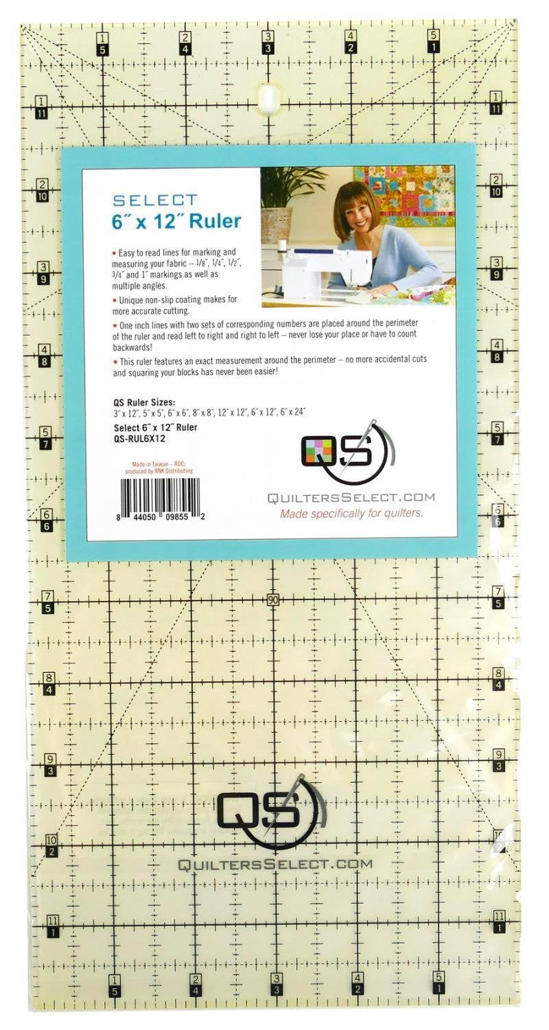 6" X 12" Ruler • Quilters Select