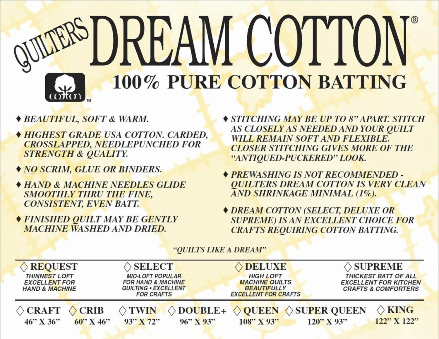Dream Cotton Sup. Natural Twin