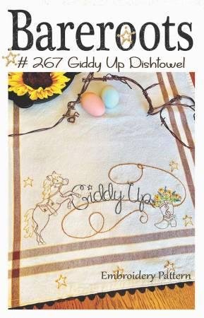 Giddy Up Dishtowel Pattern Bareroots