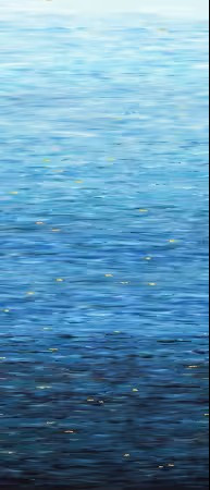 108" Wideback Sapphire Watercolor Ombre