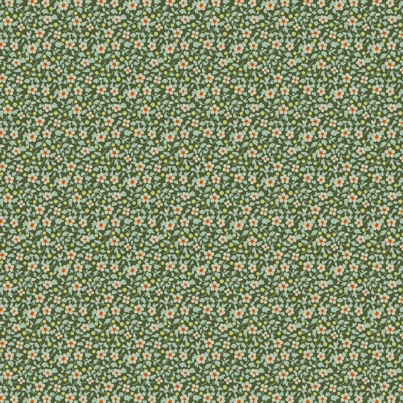 Tilda Brie Basics Pine quilting cotton fabric