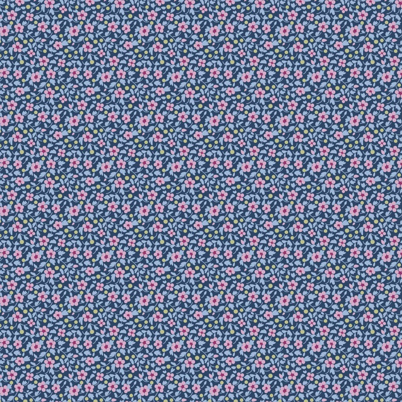 Tilda Brie Basics Denim quilting cotton fabric