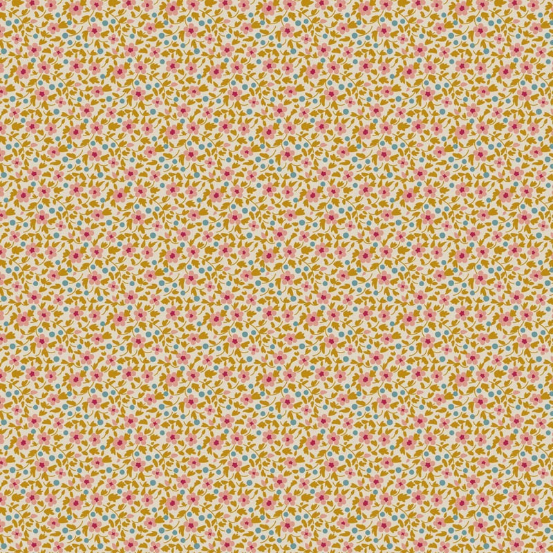 Tilda Brie Basics Mustard quilting cotton fabric