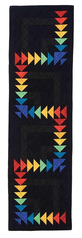 Wild Geese Table Runner Quilt Pattern PDFby Curlicue Creations