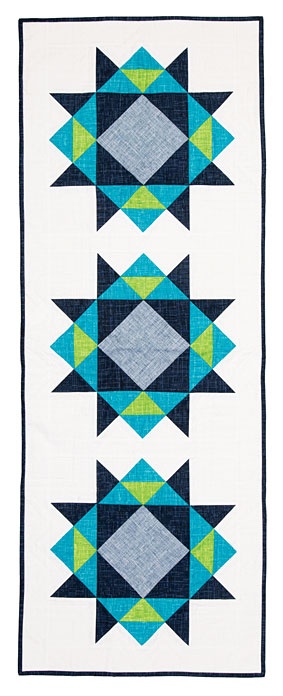 Modern Harvest Table Runner Quilt Pattern PDFby Upper Canada Quiltworks