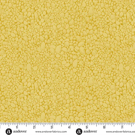 Heima Pebbles Buttercup Fabric Yardage