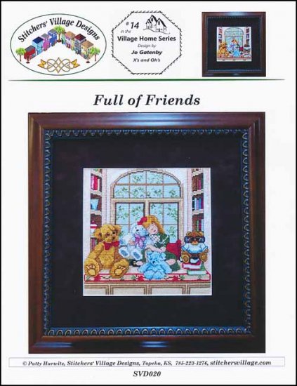 Village Home Series: Full Of Friends - Cross Stitch Chart