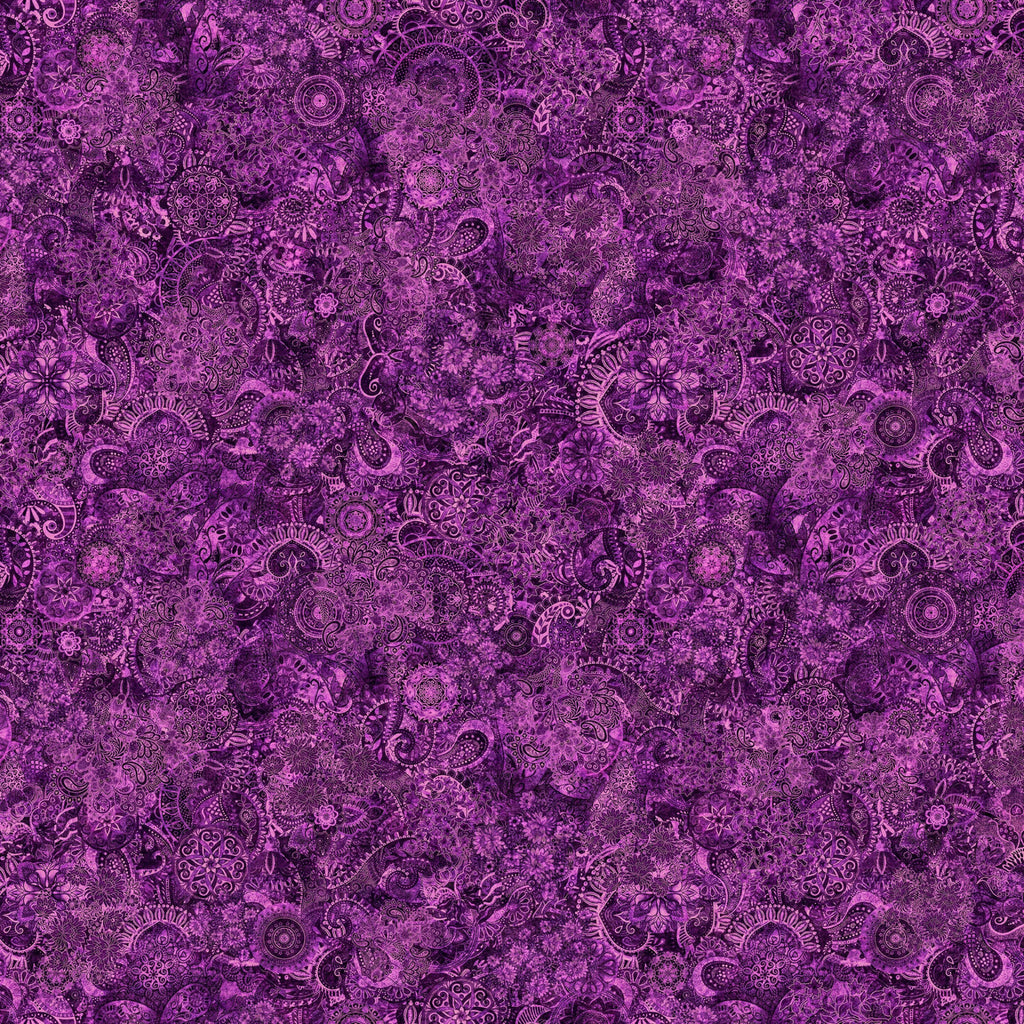LAST CHANCE; DISCONTINUED 108" Mystique Wide Quilt Back Lavender