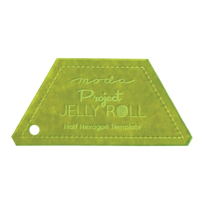 Project Jelly Roll Half Hexi Template 2011