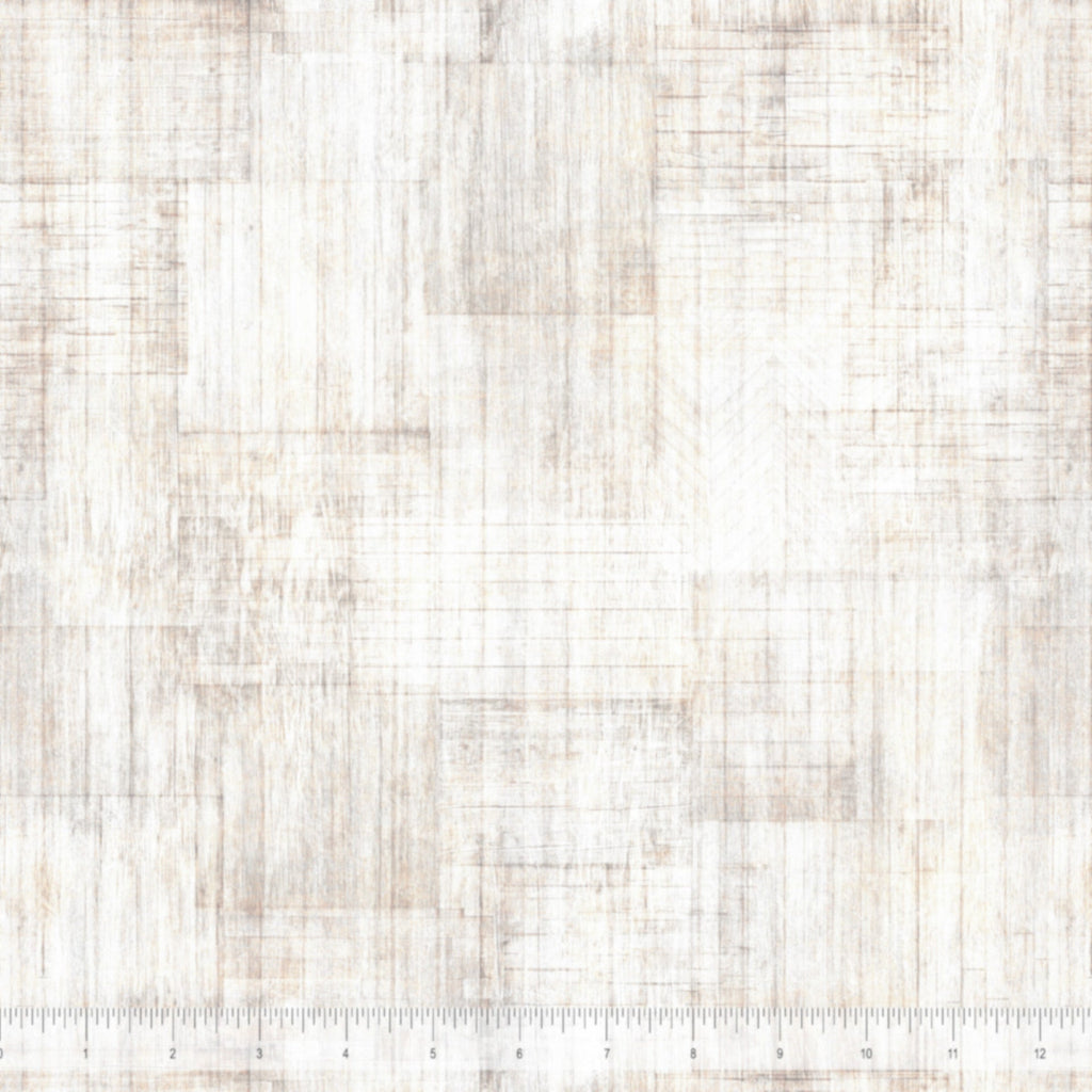 118" Panorama Prints Wood Texture Wide Quilt Back Birch