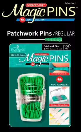 Magic Pins Patchwork Regular- 100 pins