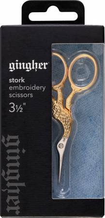 Gingher 3 1/2 inch Stork Embroidery Scissors 220490