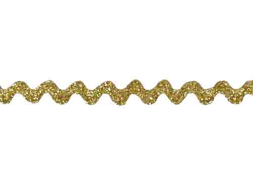 Wholesale Wrights Metallic Medium Rick Rack 225- Gold 046