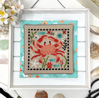 Crab Dance Cross Stitch Pattern by Tiny Modernist