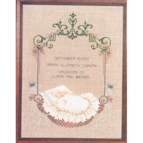 Baby in a Basket - Cross Stitch Chart