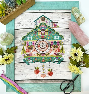 The Summer Cuckoo Clock - Cross Stitch Chart