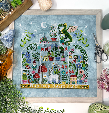 --Fantastical Greenhouse #5 - Cross Stitch Chart