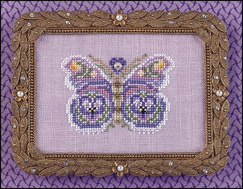 --Blooming Butterfly - Cross Stitch Chart