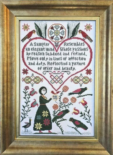 Affection & Duty Sampler - Cross Stitch Chart