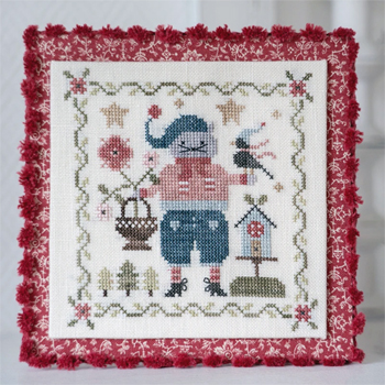 Un Chat En Hiver (A Cat In Winter) - Cross Stitch Chart