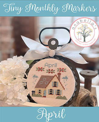 Tiny Monthly Markers April - Cross Stitch Chart