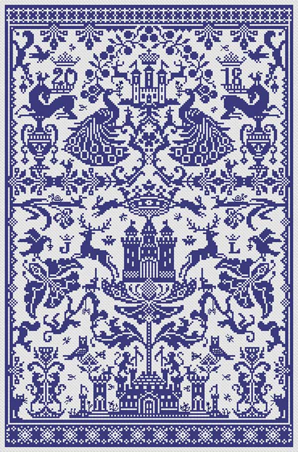 Turretz LD155 - Cross Stitch Chart