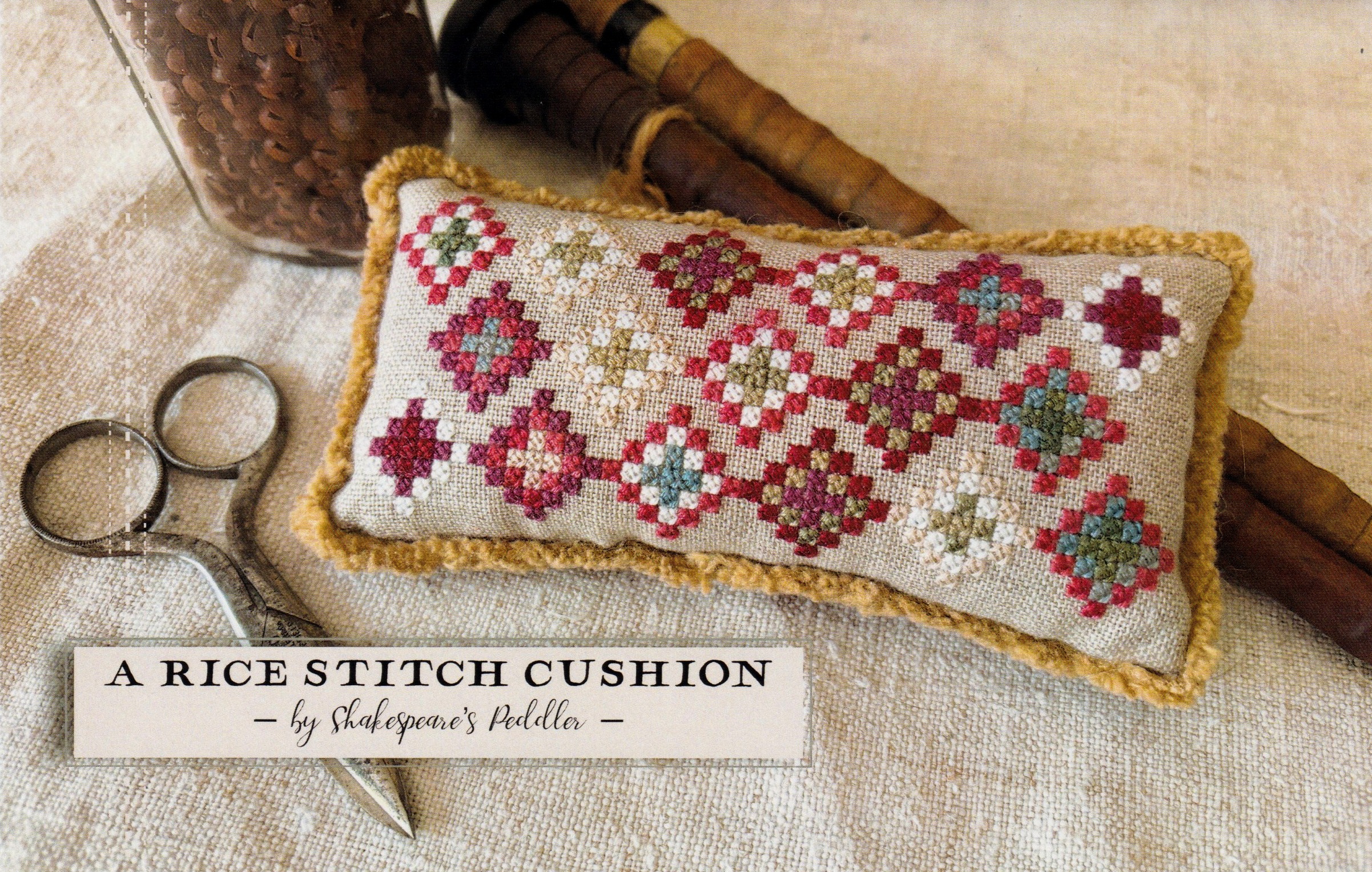 A Rice Stitch Cushion- Cross Stitch Chart