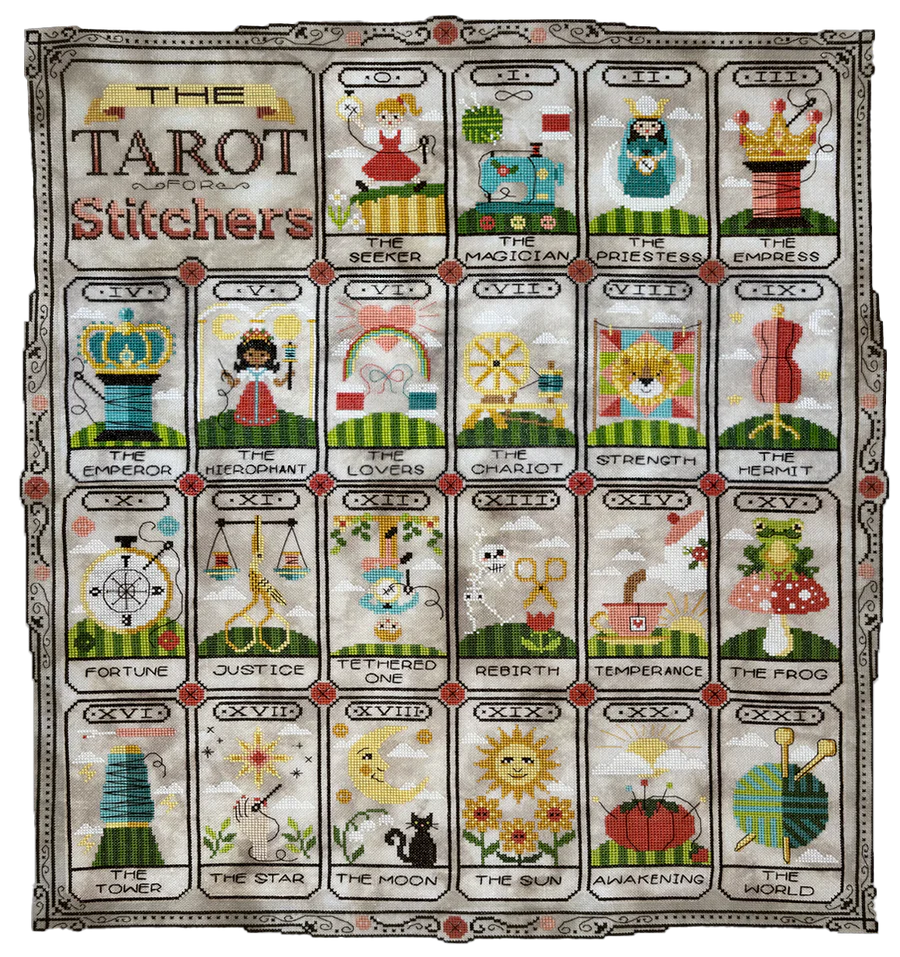 The Tarot for Stitchers All Parts, 1-11 - Cross Stitch Chart