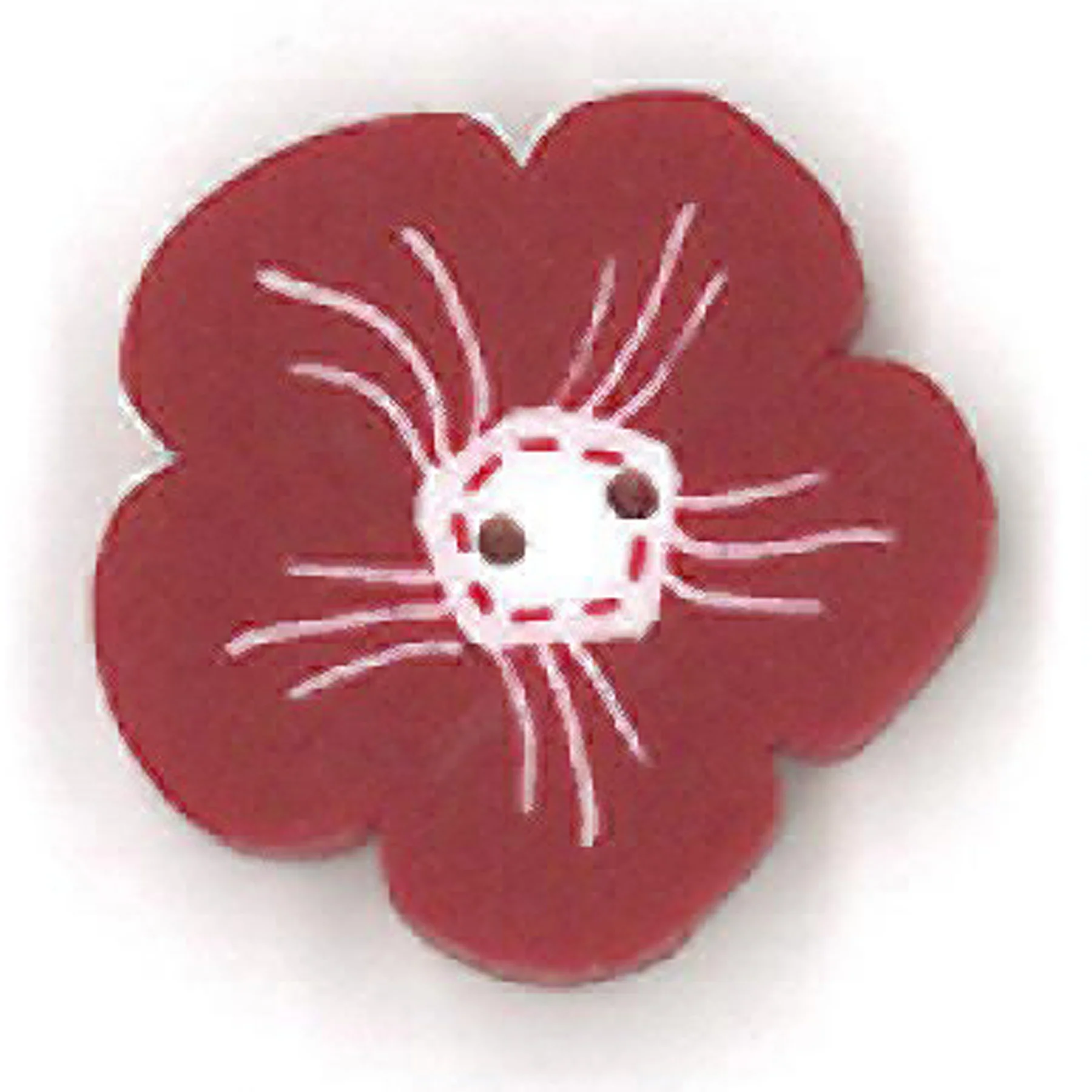 Small Geranium Button RW1006.S