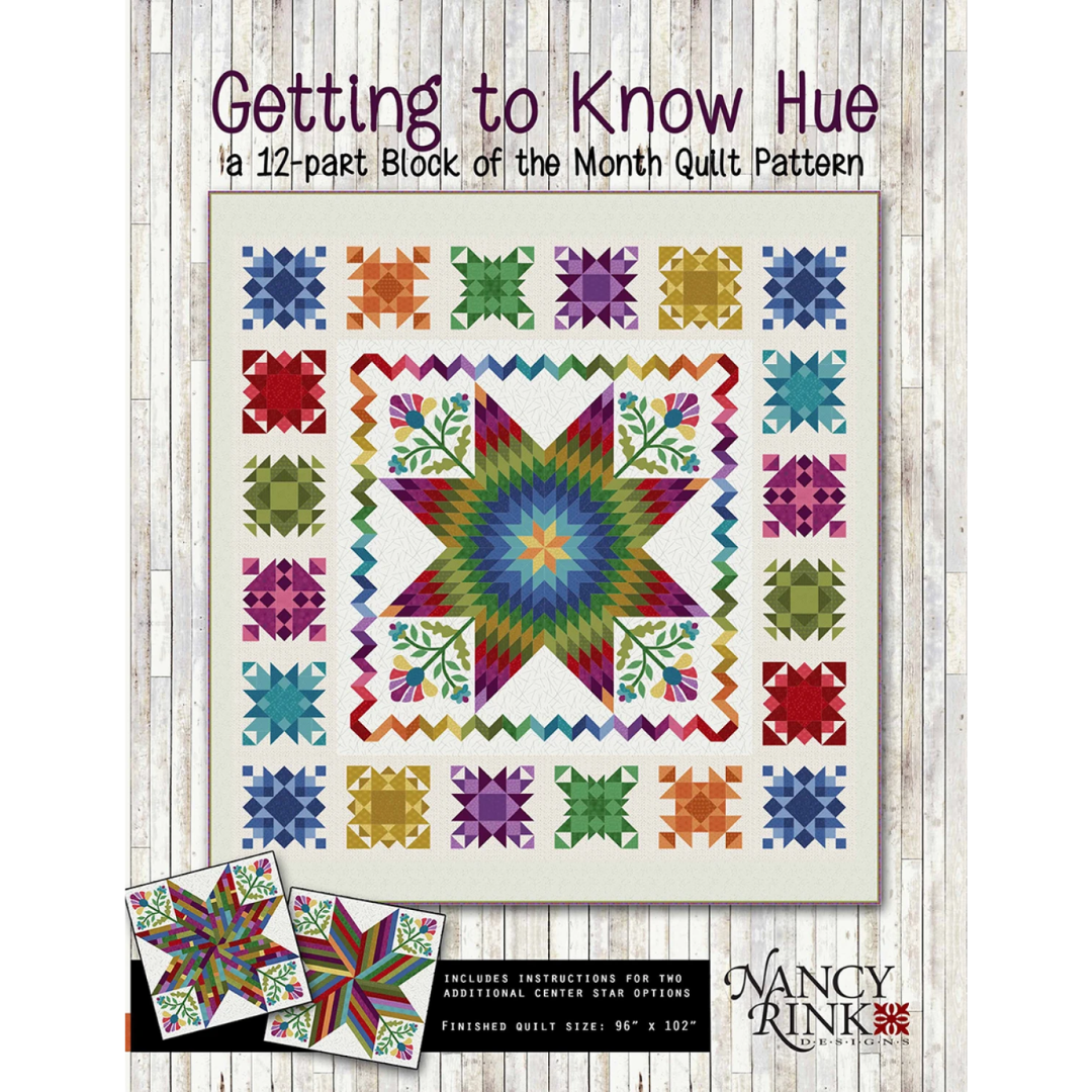 Getting to Know Hue Pattern Booklet by Nancy Rink